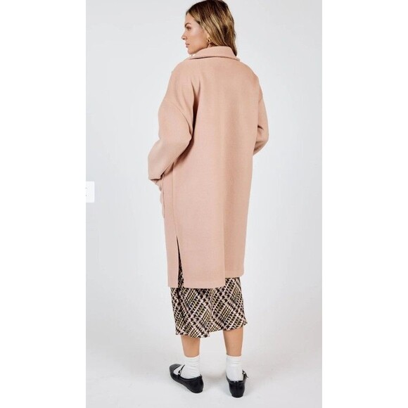 NWT - Anthropologie x Sadie & Sage Hayle Open Coat-Rose - Size Medium - Picture 3 of 11